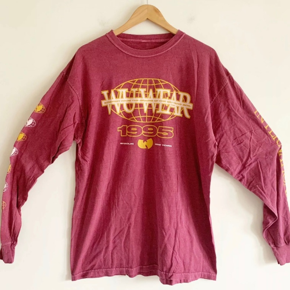 Wu Wear Intl. Brick colorway LS Shirt M & L